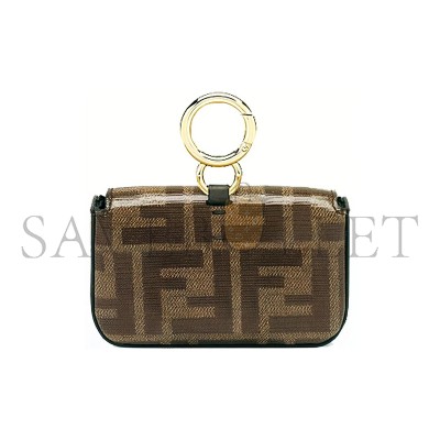 FENDI NANO BAGUETTE CHARM 7AR844A9YHF0KVH (10.5*7*2.5cm)